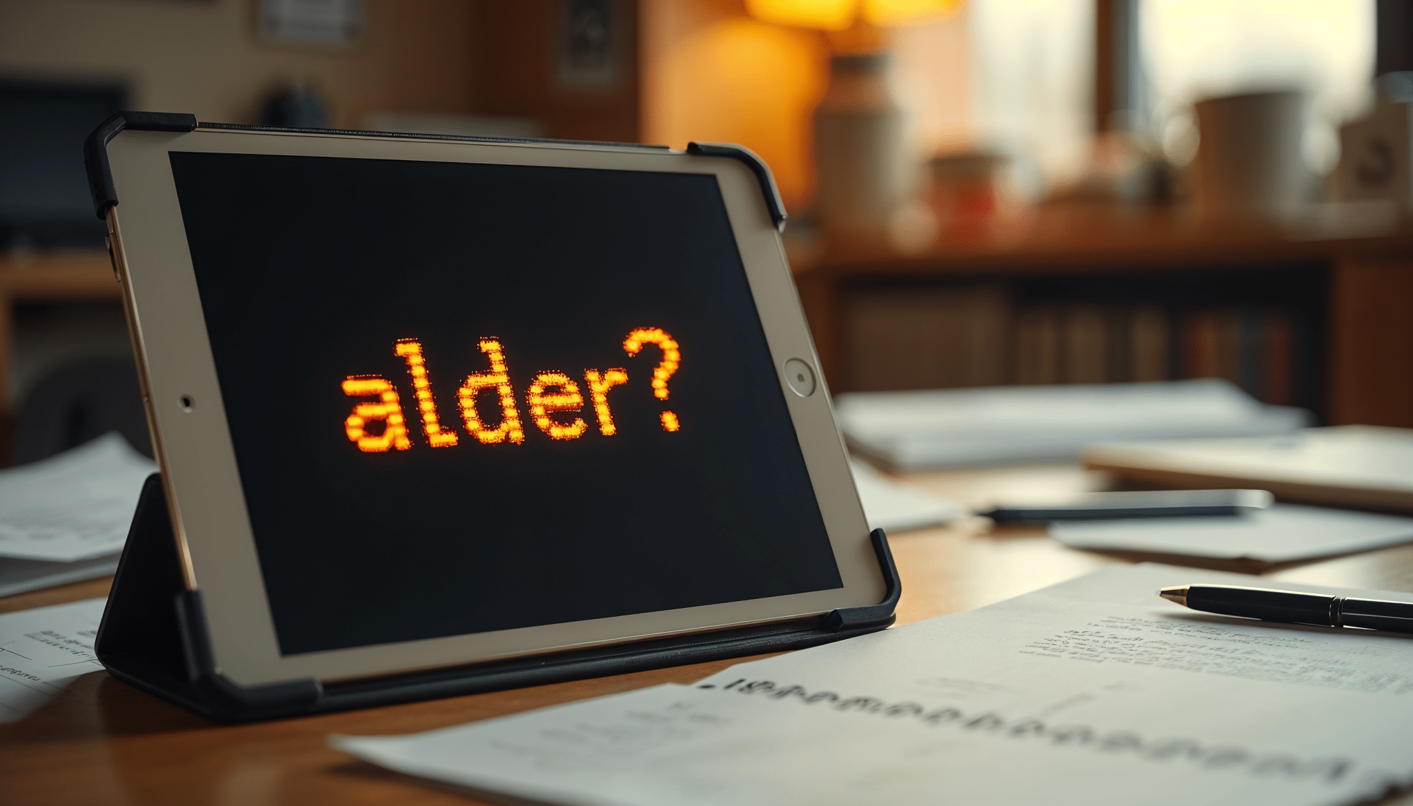 Alder på iPad