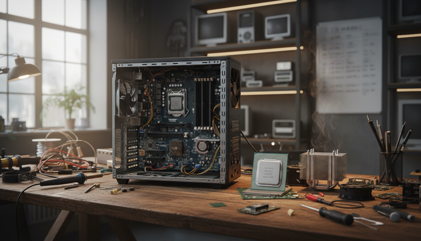 CPU på en computer