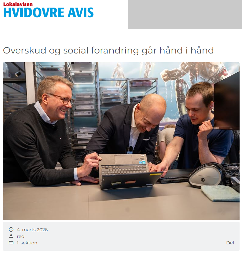HVIDOVRE AVIS: Overskud og social forandring går hånd i hånd 9