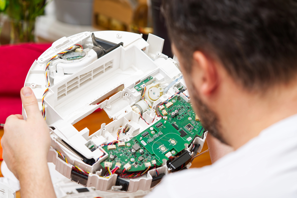 Defekt robotstøvsuger