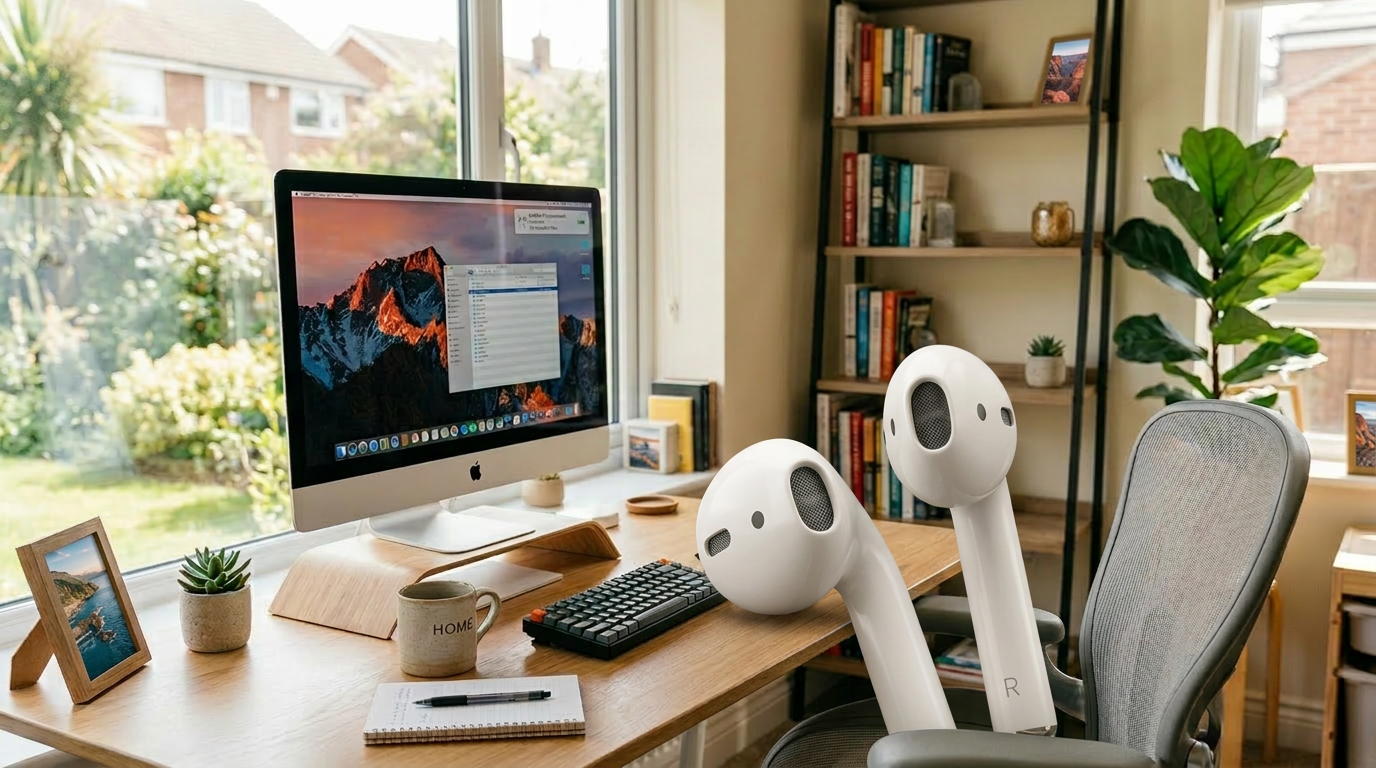 Parre AirPods med computer